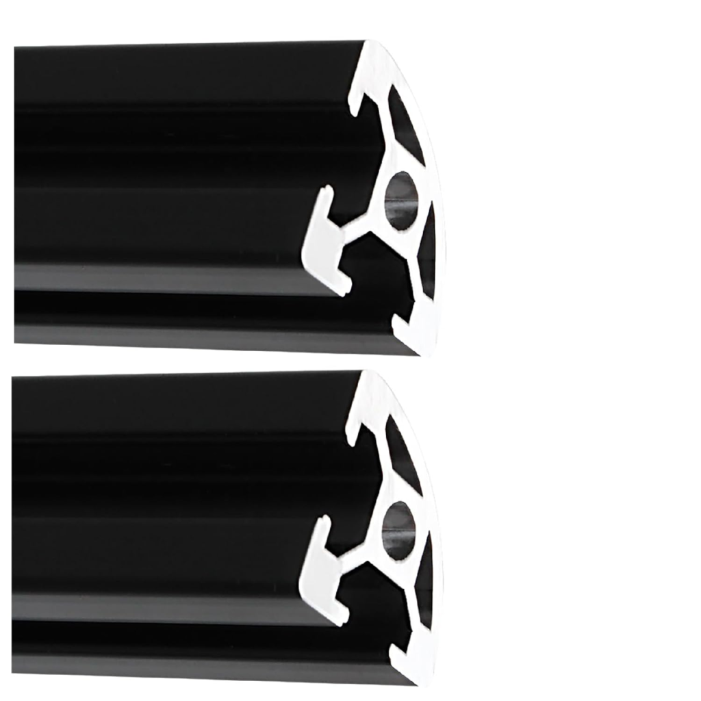 Curved 2020 Aluminum Pieces for Upper Cabinets — reference image