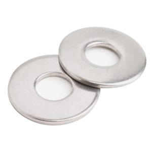 M5 Flat Washer, 18-8 (304) Stainless Steel Washers Flat, 100PCS