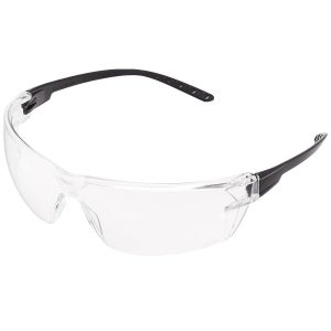 Amazon Basics Safety Glasses (Clear/Black), Anti-Fog, 12-pack (Previously AmazonCommercial brand)
