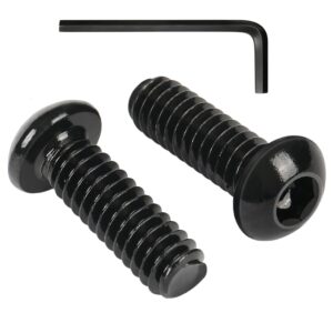 60Pcs 1/4-20 X 3/4" Button Head Socket Cap Bolts Screws