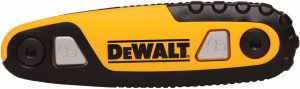 DEWALT DWHT70263M Ergonomic Push Button Locking Folding Metric Hex Key Set