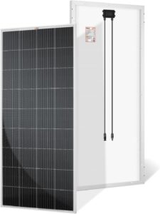 RICH SOLAR 200 Watt 12 Volt 9BB Cell Monocrystalline Solar Panel High Efficiency Solar Module for RV Trailer Camper Marine Off Grid
