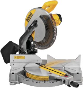 Dewalt 12-Inch Miter Saw, 15-Amp, Single Bevel, Compound (DWS715)