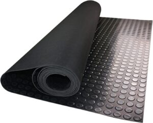Myoyay 1/8In Thick Rubber Garage Floor Mat