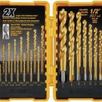 Dewalt Titanium Nitride Coated Drill Bit Set, Pilot Point, 21-Piece