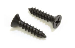 #8 1'' Black Oxide Coated Phillips Wood Screw