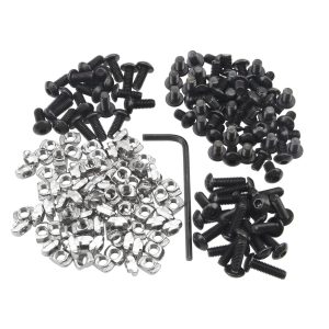 180Pcs M5 T-Nuts Screws Assortment Kit, Hammer Head T-Slot Nut for 2020 Series European Standard Aluminum Profile