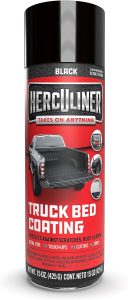 Herculiner Aerosol Spray Truck Bed Liner, 15 Ounce Spray Can, Black, Textured, Suitable For All Truck Beds
