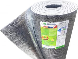 SmartSHIELD -10mm Reflective Insulation roll, Foam Core Radiant Barrier, Thermal Insulation Shield - Engineered Foil (48" x 50ft)