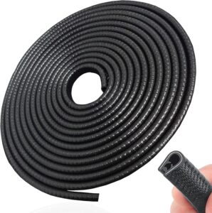 Door Edge Guard Black U Shape Trim