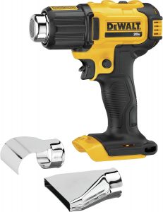 DEWALT 20V MAX Heat Gun, Cordless, Up to 990 Degrees, 42 Minutes of Run Time, LED Light, Bare Tool Only (DCE530B)