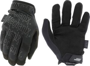 Mechanix Wear: The Original Covert Tactical Work Gloves with Secure Fit, Flexible Grip for Multi-Purpose Use, Durable Touchscreen Safety Gloves for Men (Black, Large)