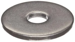 Small Parts 18-8 Stainless Steel Flat Washer, Plain Finish, Meets ANSI B18.22.1, 1/4" Hole Size, 5/16" ID, 3/4" OD, 0.065" Nominal Thickness (Pack of 100)
