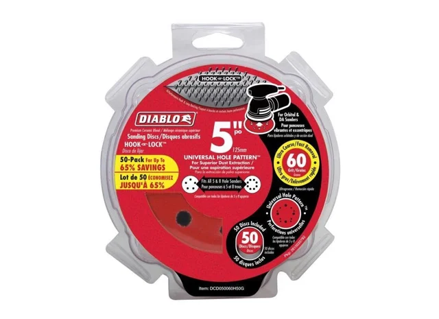 Diablo 60-Grit Sanding Discs
