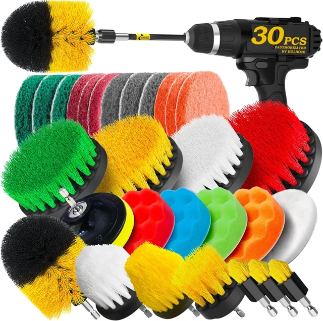 Holikme Drill Brush Attachment Set