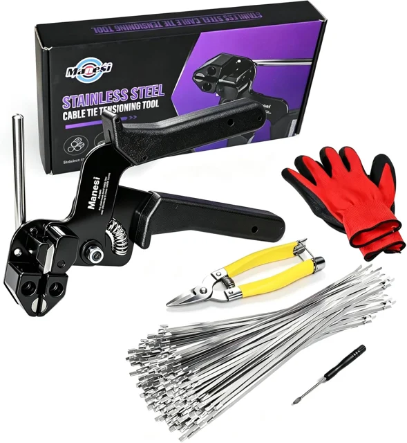 Stainless-Steel Cable-Tie Gun Kit