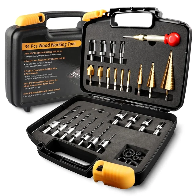 ZORUNNA Countersink and Plug-Cutter Set