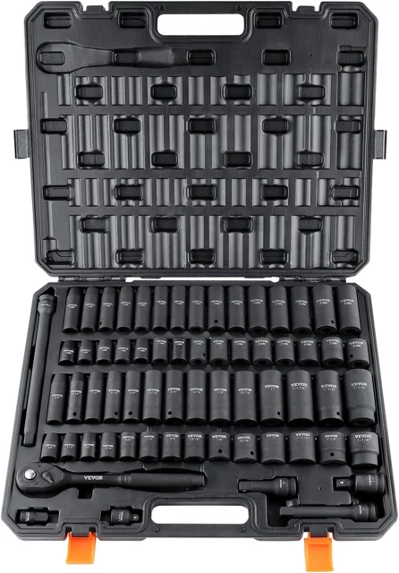 VEVOR SAE and Metric Impact Socket Set
