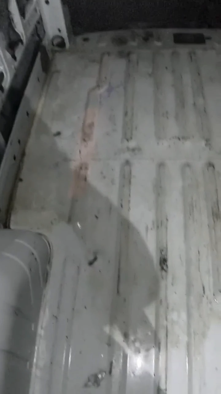Exposed cargo floor and wheel arch during preparation for KILMAT